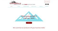 Desktop Screenshot of canyonfalls.net